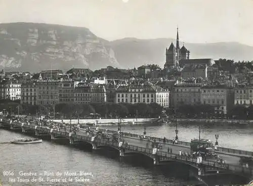 Geneve pont du Mont-Blanc