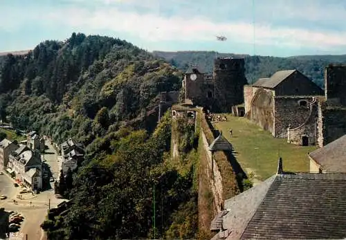 Belgium Buillon sur Semois cour du chateau et vue sur la porte de France