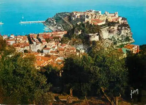 Monaco Le Rocher vue generale