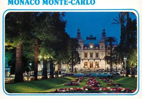 Monaco Monte Carlo vue de nuit