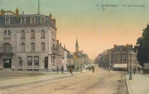 Le Creusot rue Marechal Foch