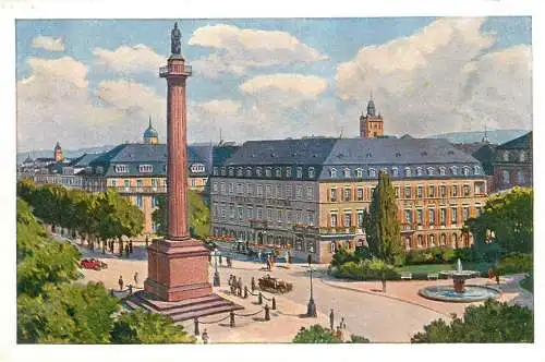 Allemagne Landschaft AK Darmstadt hotel Besitzer  Gabler