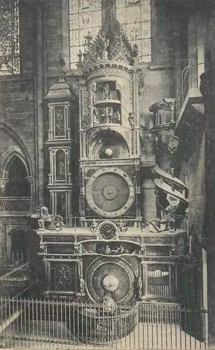 Strasbourg horloge astronomique de la cathedrale