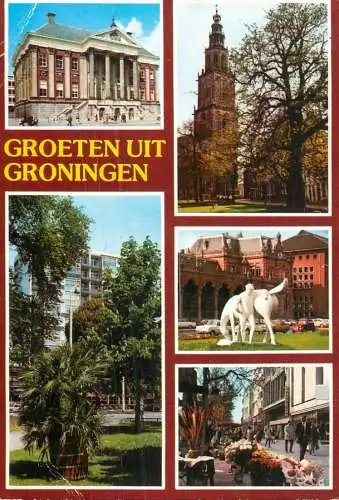 Netherlands Groeten uit Groningen several views
