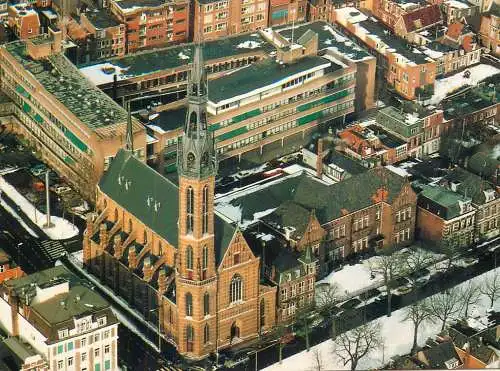 Netherlands Groningen St Jozefkerk aerial view