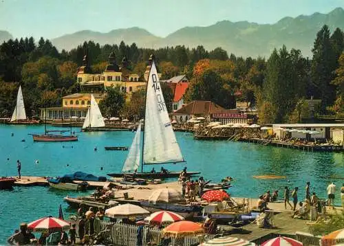 Austria Kurort Velden am Worthersee sailing boats