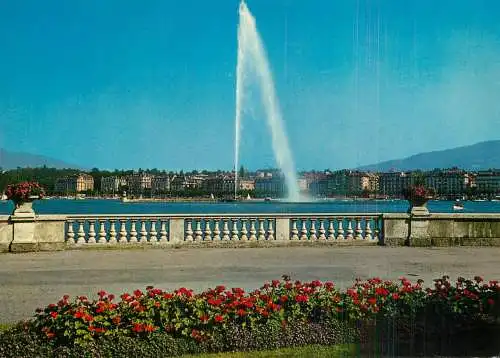 Switzerland Genève le jet d' Eau