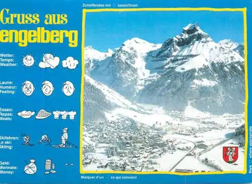 Switzerland Gruss aus Engelberg souvenir