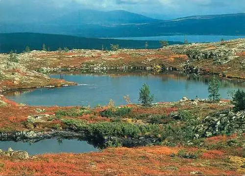 Finland mountain lake
