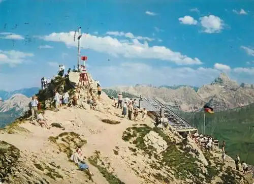 Germany Nebelhorn mit Hochvogel bei Oberstdorf Allgauer Alpen
