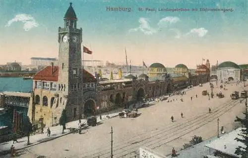 Germany Hamburg St. Pauli Elbtunnel