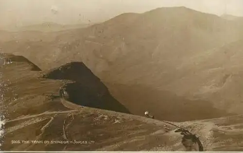 Train on Snowdon