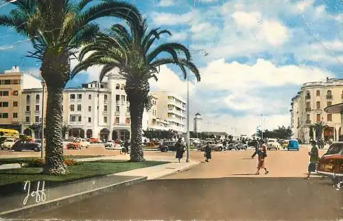 Rabat cpsm place de la gare