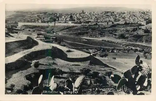 Jerusalem photographic postcard