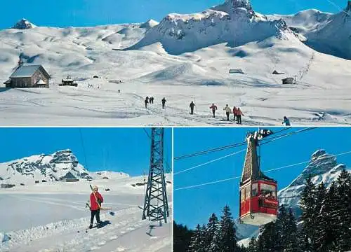 Switzerland Melchsee-Frutt Herrliches Skigebiet several views