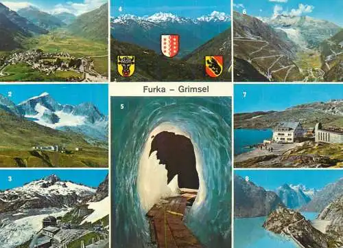 Switzerland Furka Grimsel multi view