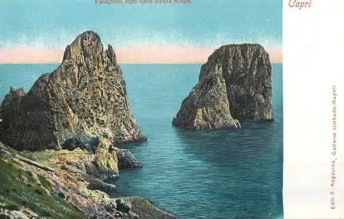 Italy Capri rock formation