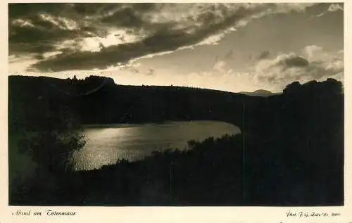 Germany Totenmaar sunset view picturesque natural landscape