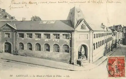 France Saint Lo Le Musee et l'Ecole de Filles