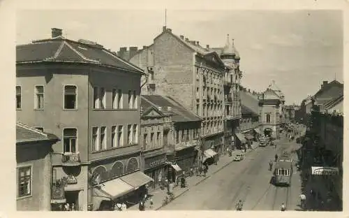 Hungary Miskolc Szechenyi-utca tramway