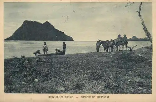 New Caledonia rochers de hienghene