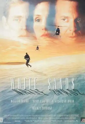 White Sands movie poster postcard