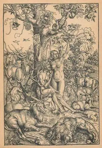 Lukas Cranach - Der Sundenfall