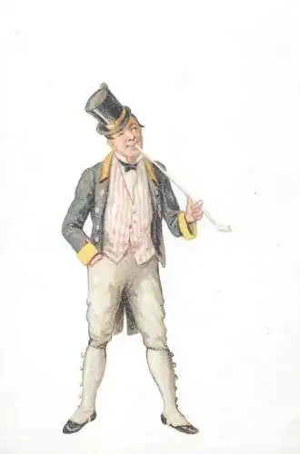 The character Samuel WEller from The Pickwick Papers by Charles Dickens