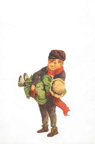 The character Johnny Tetterby and Sally the Moloch from The Christmas Books by Charles Dickens
