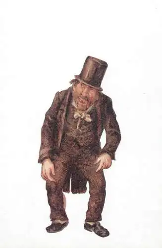 The character Daniel Quilp from The Old Curiosity Shop by Charles Dickens