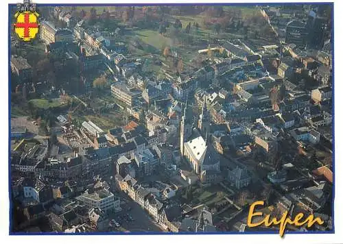 Belgium Eupen aerial view