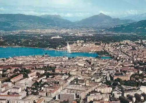 Switzerland Geneve vue aerienne