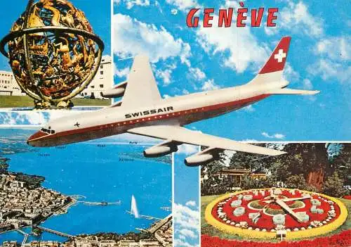 Switzerland souvenir de Geneve different views