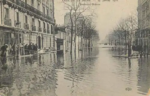 France Paris Seine flood 1910
