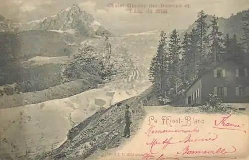 France Mont Blanc chalet glacier