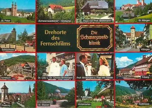Germany Schwarzwald Klinik Drehorte des Fernsehfilms multi view souvenir