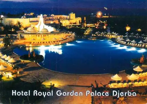 Tunisia Djerba Hotel Royal Garden nocturnal view