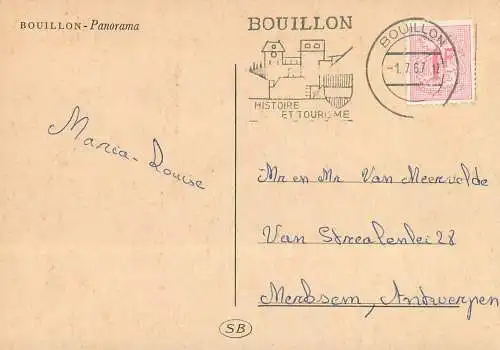 Belgium Bouillon vue generale