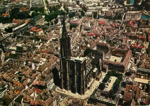 France Strasbourg Bas-Rhin Alsace La Cathedrale vue aerienne