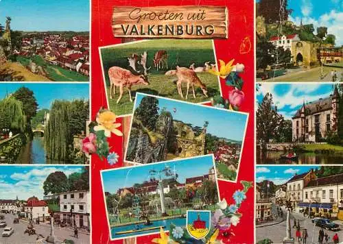 Netherlands Groeten uit Valkenburg different sights