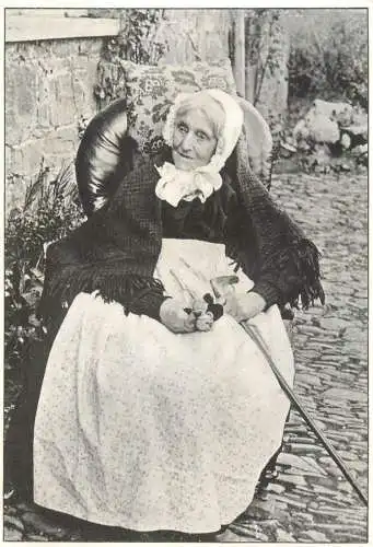 Mrs. Steer from down St. Mary, N. Devon 100th birthday portrait
