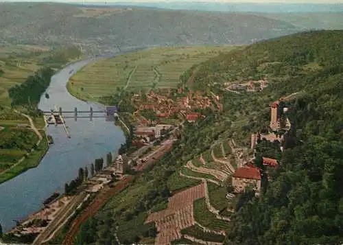Germany Burg Hornberg und Neckarzimmern panoramic view