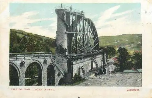 UK Isle of Man  Laxey Wheel