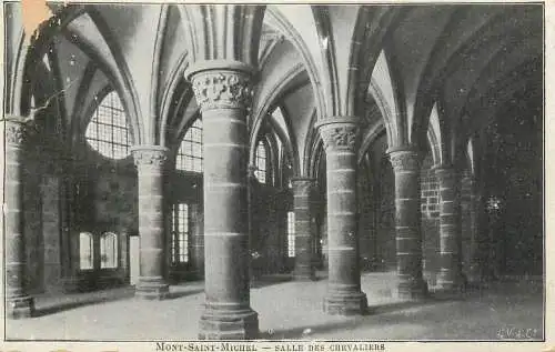 France carte postale defectueuse Le Mont Saint Michel