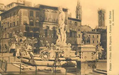 Italy Florence piazza della Signoria