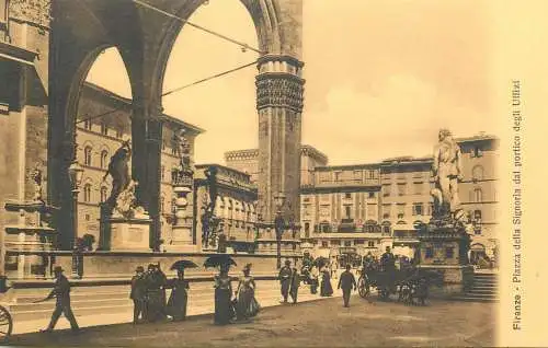 Italy Florence piazza della Signoria