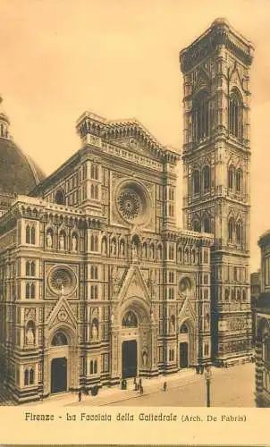 Italy Florence la facciata della cathedrale