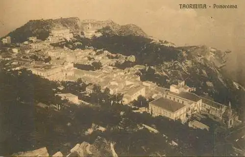 Italy Taormina panorama