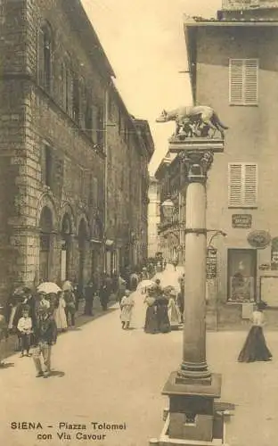 Italy Siena piazza Tolomei