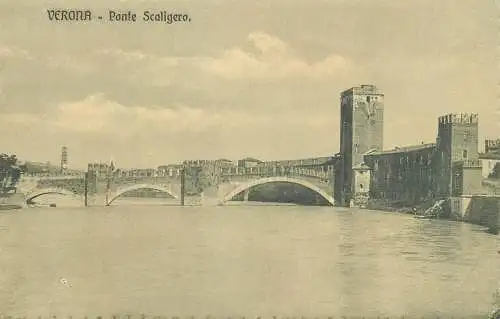 Italy Verona ponte Scaligero